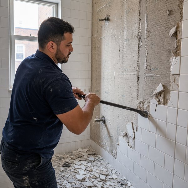 Strip-Out and Substrate Assessment – Shower Remodel